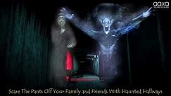 AAXA HP3 Halloween Projector (2023 Model) for Haunted Windows, 8 Ghost Effects Holographic Illusion