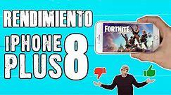 Rendimiento iPhone 8 PLUS🚀[2019-2020] FORTNITE, PUBG MOBILE, CALL OF DUTY... EN ESPAÑOL