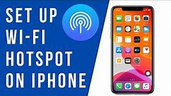 How To Set Up a Wi-Fi Hotspot for iPhone | How to Set Up and Use Personal Hotspot on iPhone