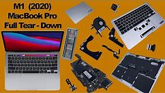 2020 M1 MacBook Pro 13" A2338 | Disassembly Tear-down Guide