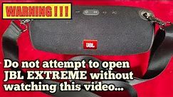 JBL EXTREME: HOW TO OPEN
