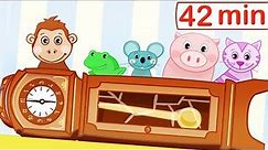 HICKORY DICKORY DOCK + AMAZING Music Videos for Babies!