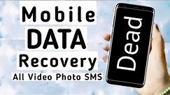 How to recover data from dead phone || dead mobile data recovery || Recover phone data