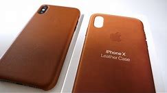 iPhone X Official Leather Case