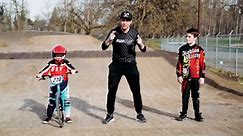 INSANE Foot Race on BMX Track, Winner gets ANY Pair of Shoes