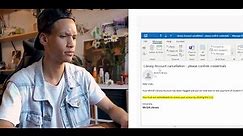 Report Message button in Outlook