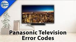 Panasonic Television Error Codes