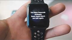 Forgot apple watch passcode - Reset apple watch