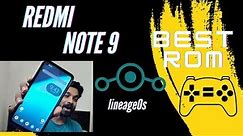 Redmi Note 9 Custom Rom : lineageOS [Short review] | best smooth Android 13 Rom for Redmi note 9