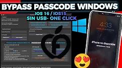 😍BYPASS PASSCODE FEARRA1N WINDOWS IOS 16 -IOS 15 - ONE CLICK-SIN USB PWNDFU AUTOMATICO -FIX SERVICES