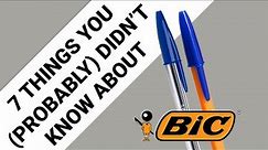 BIC Cristal Pen - 7 Things You (Probably) Didn't Know About It