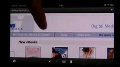 Downloading library ebooks for your Kindle Fire