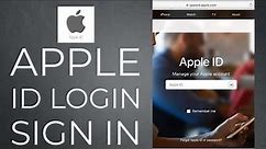 How to Login Apple ID Account On Laptop 2021?