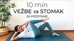 10 minuta Vezbe Za Stomak | Trening kod kuće za pocetnike bez dodatne opreme | Samo Joga