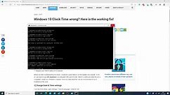 Windows Clock Time wrong? Here is the working fix for Windows 11/10