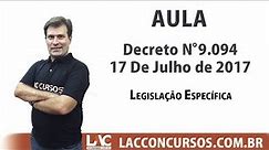 Decreto 9094/2017- Luiz Antonio