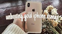 Unboxing Gold iPhone XS Max (512gb) || 2021 (aesthetic ver.)