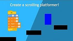 Scratch Easy Scrolling Platformer Tutorial Part 1: Basic level and scrolling mechanics