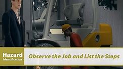 Observe the Job and List the Steps | Job Hazard Analysis, Hazard Identification OSHA Safety Training