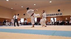 Kumite Uechi ryu karate / All Okinawa Karate-Do Championship Series 2018