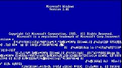 Windows 1.0 BSOD