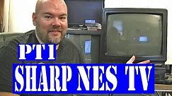 Sharp NES TV - Nintendo - super rare - pt1