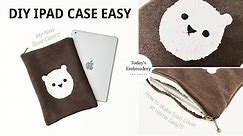 DIY Ipad Case Easy, How to Make Ipad Cover at Home Easy(Sewing Tutorial)