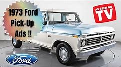 Rare Ford Pick-Up Commercials From 1973 - Ford Has A Better Idea TV Ads From Ford - Trucks TV Ads