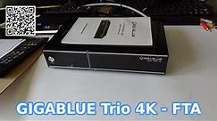 Gigablue Trio 4K Satellite Receiver & FTA