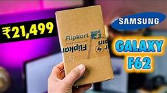 Samsung Galaxy F62 Unboxing - Flipkart First Sale Unit | Exynos 9825 🔥 | 7000 mAh Battery | sAMOLED