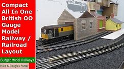 Compact All In One British OO Gauge Model Railway / Railroad Layout