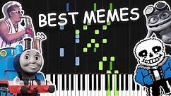 Best MEME Songs on Piano! (69 Meme Songs)
