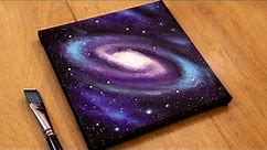 How To Draw a Galaxy | Easy Galaxy Acrylic Painting Tutorial for Beginners