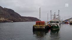 A calm, but overcast day along the Narrows in St. John's, Newfoundland