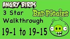 Angry Birds - Level 20-1 to 20-15 Bad Piggies 3 Star Walkthrough | WikiGameGuides