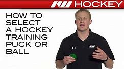 How to Select a Hockey Training Puck or Ball