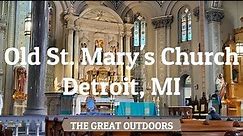 Mass at Old St. Mary's, Detroit (Greektown)