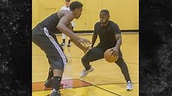 Antonio Brown Goes 1-On-1 with NBA Star Hassan Whiteside, Looks Good (VIDEO)