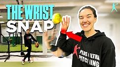 The SECRET to a good WRIST SNAP in FastPitch Softball pitching!