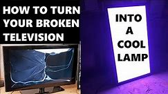 How to Recycle and Reuse a Broken Flat Screen TV - DIY