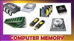What is Computer Memory?| Computer Memory| Types of Memory| Primary , Secondary & Cache Memory