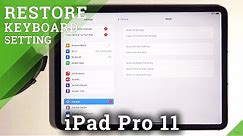 How to Reset Keyboard Dictionary in iPad Pro 10 - Remove Keyboard Language