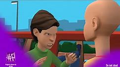 Caillou learns to drive/hospitalised with Boris