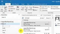 How to create new folder in Outlook