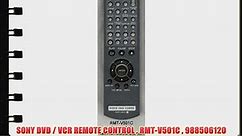 SONY DVD / VCR REMOTE CONTROL  RMT-V501C  988506120