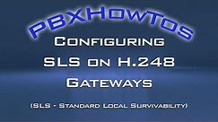 Configuring SLS for G250-G350-G430-G450 Media Gateways