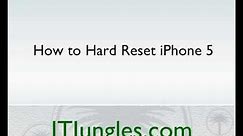 iPhone 5: How to Hard Reset (3 Ways)