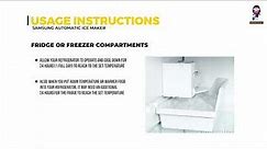 Troubleshooting and Maintenance Tips for the SAMSUNG Automatic Ice Maker