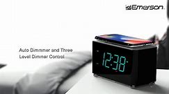Emerson ER100401 Smartset Alarm Clock Radio