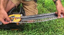 How To Change The Chain On A Poulan Pro 18 Inch Gasoline Chainsaw
